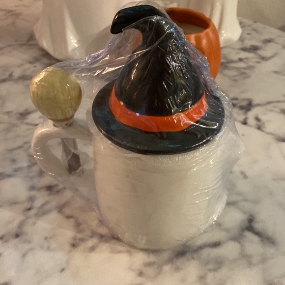 Ghost with lid and spoon mug - Picture 2 of 2